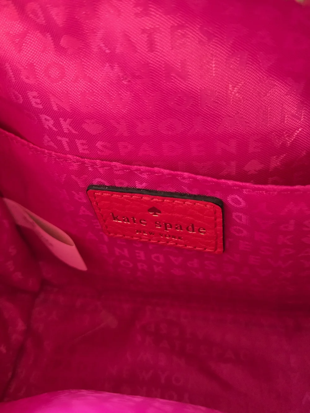 Kate Spade Pink Perforated Leather Perri Lane Looloo Crossbody Bag